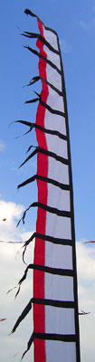 stripy banner